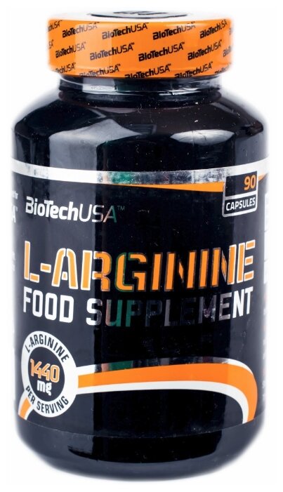 Аминокислота BioTechUSA L-ARGININE 1440 mg (90 капсул)