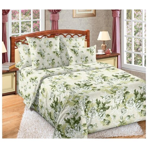 фото Постельное белье «белый сад 1», перкаль (евро) текс-дизайн