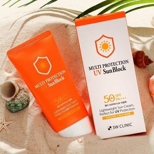 Солнцезащитный крем для лица, Multi Protection UV Sun Block SPF50 /PA, 70 мл
