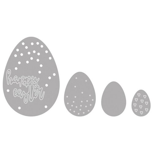 Ножи для вырубки Пасхальные яйца 1,5 - 4,5 cм х 1,1 - 3,2 см RAYHER 50156000