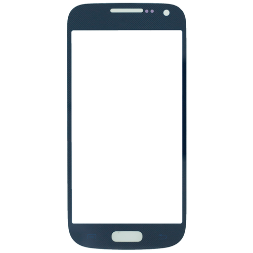 Стекло модуля для Samsung i9190/i9192/i9195 Galaxy S4 mini, синий, AA