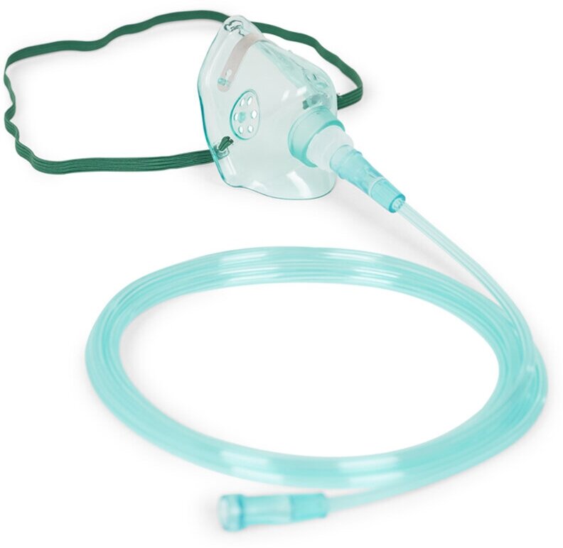 Маска кислородная для дыхания медицинская Mederen (размер S)