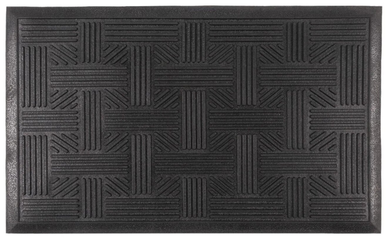 Коврик Sunstep Плетеный 45x75cm Black 31-041