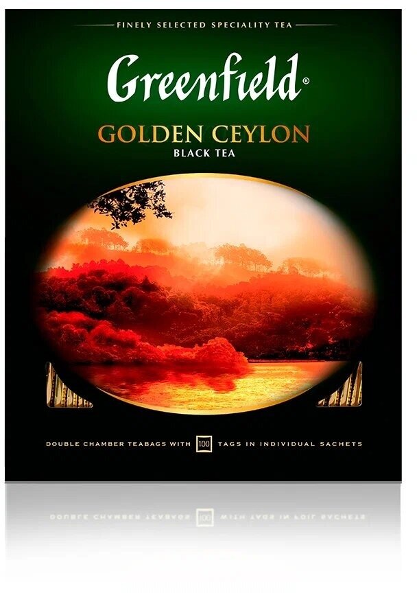 Чай черный Greenfield Golden Ceylon в пакетиках, классический