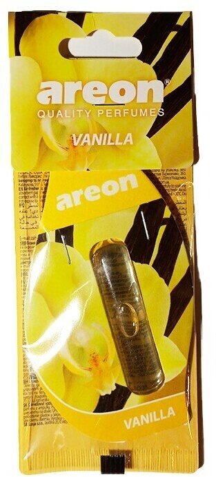 Ароматизатор "AREON" гелевый "LIQUID" Vanilla, 5 мл /блок 24/288 - фотография № 14