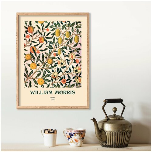 Постер на кухню 30х40 Fruit, WILLIAM MORRIS