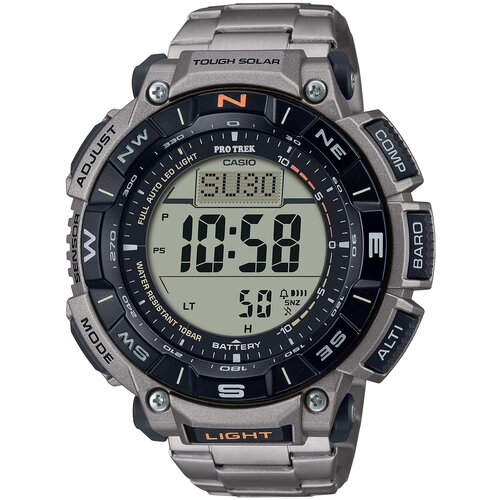 Наручные часы CASIO Pro Trek PRG-340T-7DR, серебряный, серый наручные часы casio pro trek 78861 серый серебряный