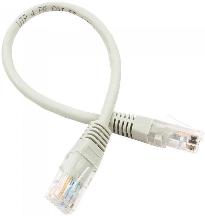 Патч-корд UTP Cablexpert PP10-0.25M кат.5e, 0.25м, медь 26AWG