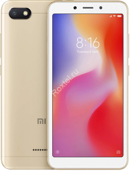 Xiaomi Redmi 6A 3/32 ГБ CN, золотой