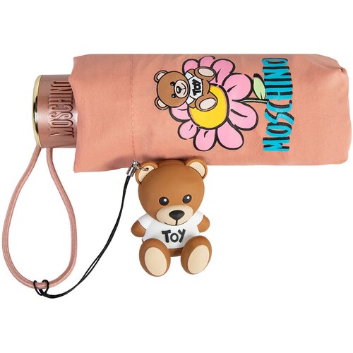 Зонт складной Moschino 8252-SuperminiN Flower bea Pink