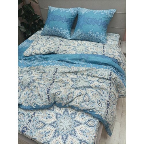 белый, голубой