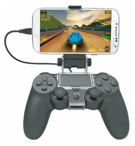 Крепление для мобильного телефона на геймпад PS 4 DOBE