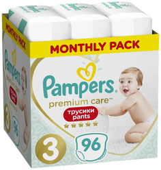 Pampers трусики Premium Care 3 (6-11 кг), 32 шт., 3 уп.