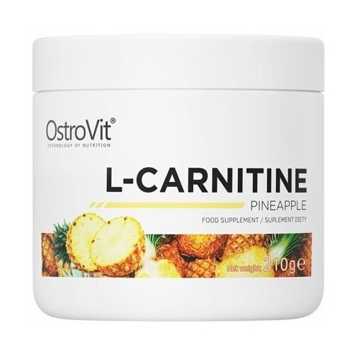 Л-Карнитин OstroVit L-Carnitine 210 г. Ананас md l карнитин спортлок 3х500мл ананас