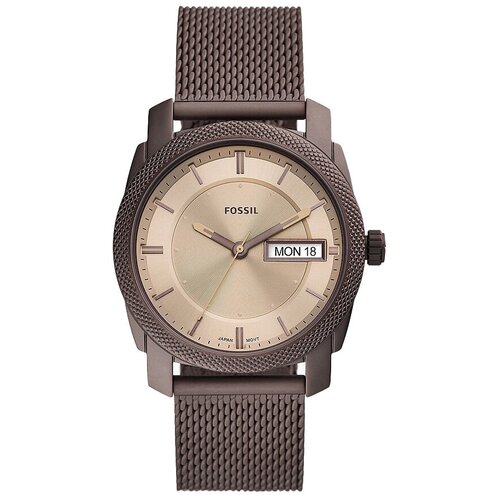 Наручные часы FOSSIL, бежевый, коричневый наручные часы fossil fs4735 коричневый бежевый