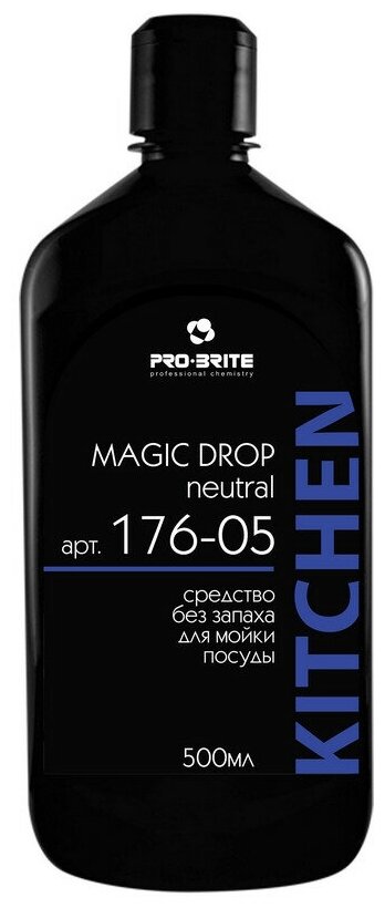 Профхим д/посуды д/ручного мытья Pro-Brite/Magic Drop Neutral,0,5л_СПб