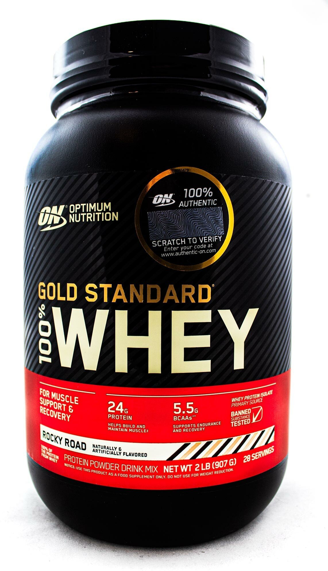 Протеин OPTIMUM NUTRITION Gold Standard 100% Whey, порошок, 2.2кг, молочный шоколад [on14] - фото №2