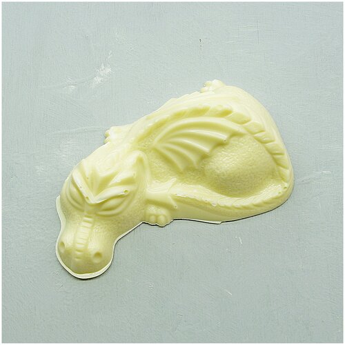 Подарочная шоколадная фигура Frade/Фраде - Дракон (цельная) 135гр (белый)