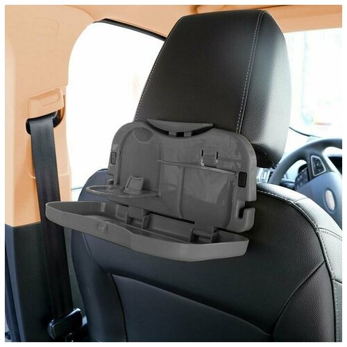 Подставка на подголовник MDC-106 пластиковая серая 906₽