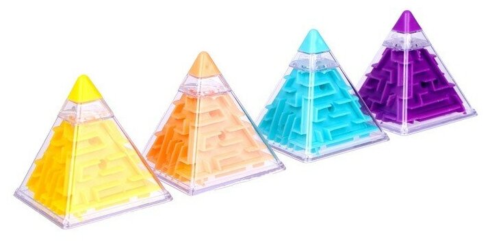 Головоломка "Пирамида", цвета микс