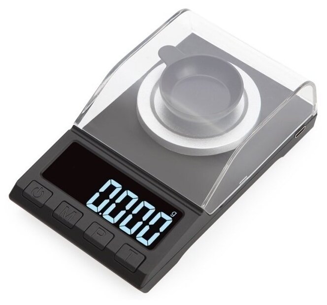 Весы электронные высокоточные 0,001г-50г с аккумулятором Professional Digital Jewelry Scale 8068-series