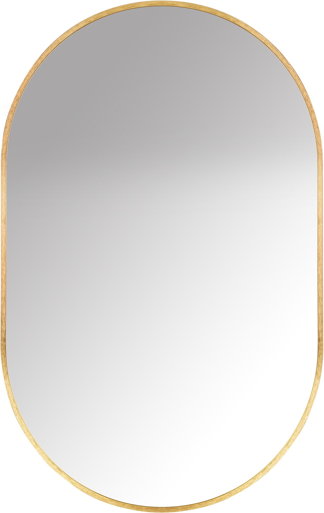 Настенное зеркало овальное Patterhome Монте-Карло 50 см х 80 см, в алюминиевой раме в ванную - фотография № 11