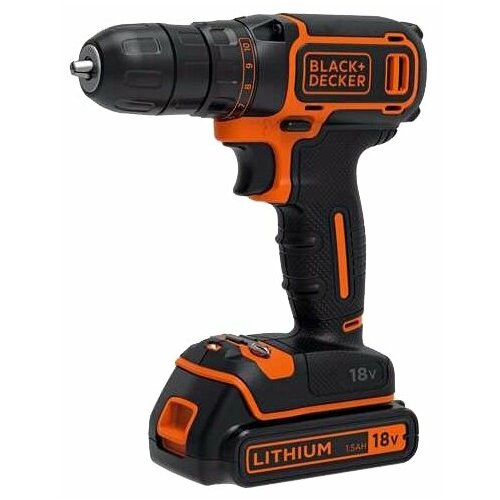 Дрель-шуруповерт аккумуляторная BLACK+DECKER BDCDC18K