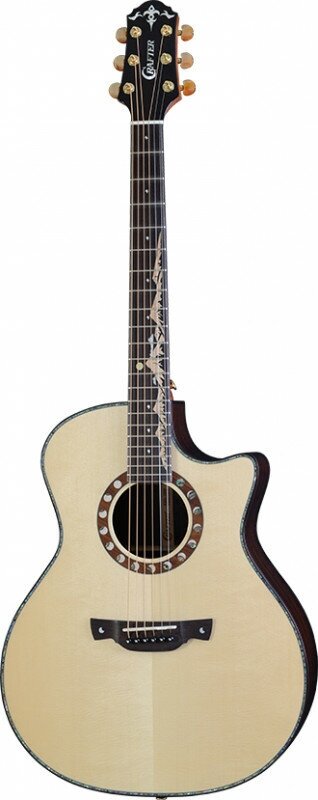 CRAFTER ML G-1000ce электроакустическая гитара, верхняя дека Solid ель, корпус Solid палисандр