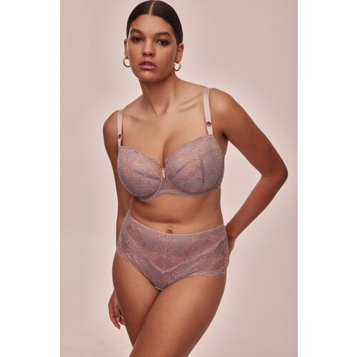 фото Трусы alles, размер 48, розовый с серым