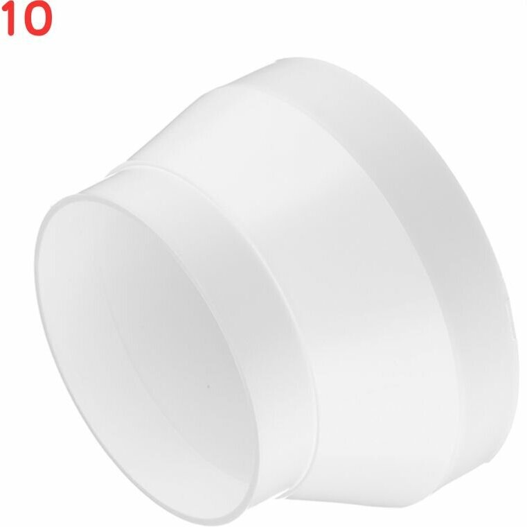 Соединитель для круглых воздуховодов эксцентриковый пластиковый d100/125 мм (10 шт.)