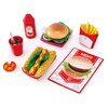 Набор продуктов с посудой Hape Fast food set E3160 - изображение