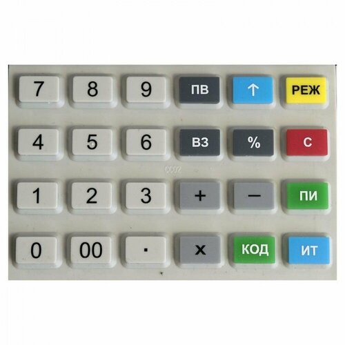 Клавиатура резиновая Меркурий 115Ф