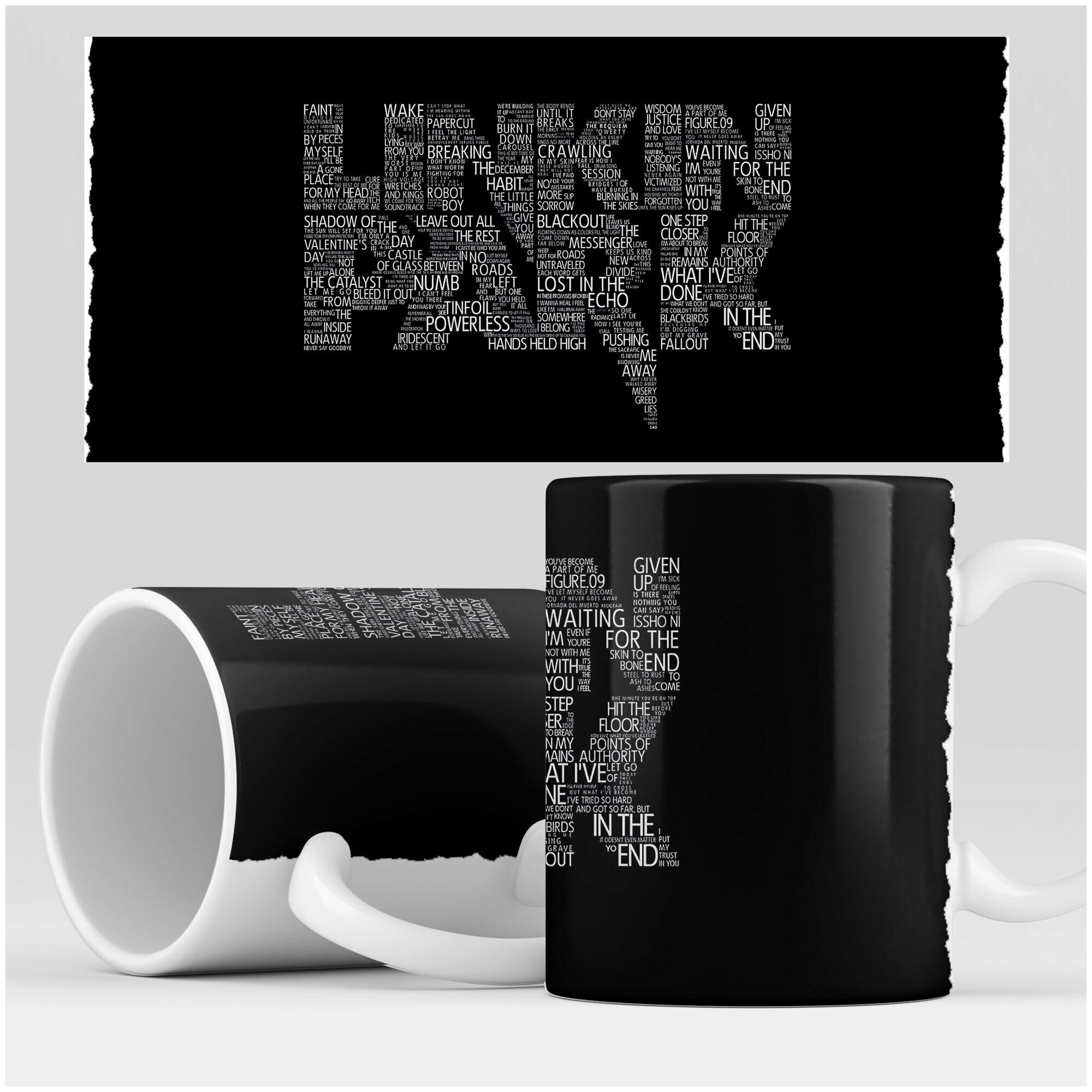 Кружка ROCKET с принтом "Linkin Park" группа