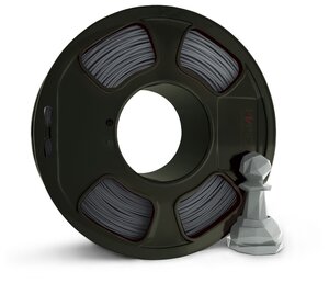 Пластик для 3D принтера в катушке GF PETG, 1.75 мм, 1 кг (Wet asphalt / Москрый асфальт)