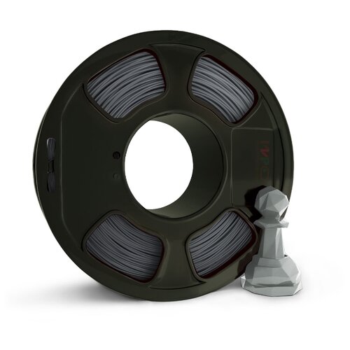 фото Пластик для 3d принтера в катушке gf petg, 1.75 мм, 1 кг (wet asphalt / москрый асфальт) geekfilament