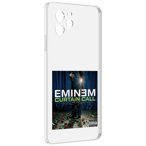 Чехол MyPads Eminem CURTAIN CALL, THE HITS для Huawei Nova Y61 / Huawei Enjoy 50z задняя-панель-накладка-бампер чехол mypads 50 cent the kanan tape для huawei nova y61 huawei enjoy 50z задняя панель накладка бампер