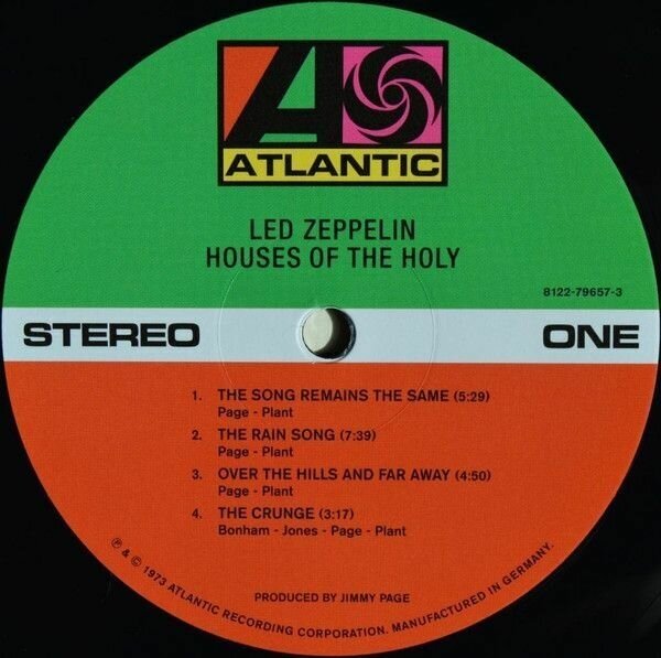 Led Zeppelin Houses Of The Holy (Remastered Original Vinyl) Виниловая пластинка WM - фото №3