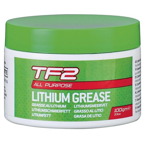 Смазка велосипедная литиевая TF2 LITHIUM GREASE густая для всех типов подшипников 100г WELDTITE (Англия)