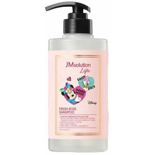 JMsolution - шампунь для волос и кожи головы с ароматом розы серия дисней Life Disney fresh rose shampoo 500 мл 833₽