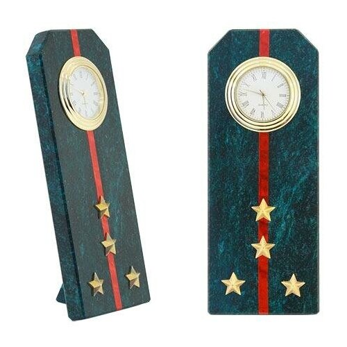 Часы Погон капитан камень змеевик