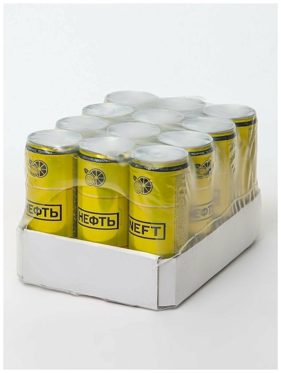 Энергетический напиток Neft безалкогольный, апельсин маракуйя, 12 банок - фотография № 9