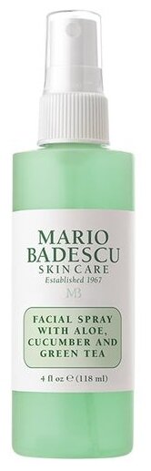 Mario Badescu Спрей для лица с алоэ Facial Spray With Aloe, Cucumber and Green Tea 118 мл