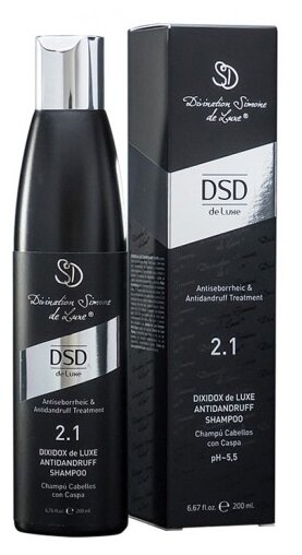 Divination Simone DeLuxe шампунь 2.1 Antiseborrheic And Anti-Dandruff Treatment от перхоти, 200 мл