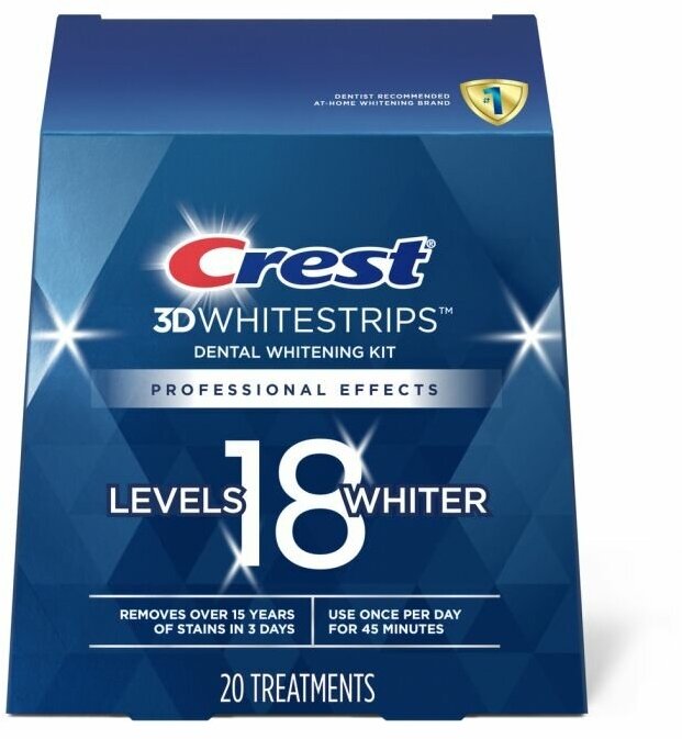 Отбеливающие полоски Crest 3D Whitestrips Professional Effects