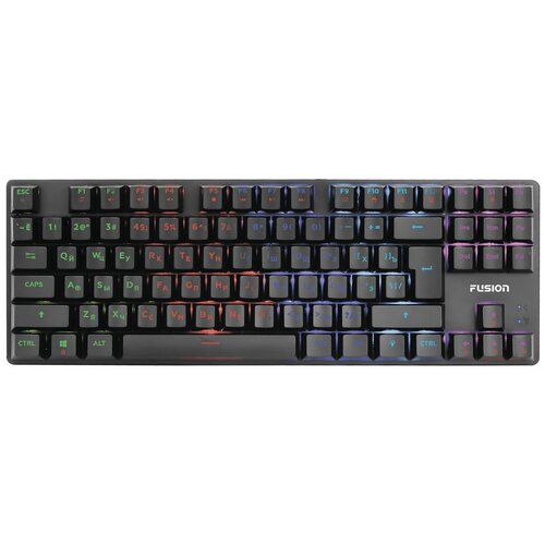 Клавиатура FUSION GK-905 клавиш 87 проводная черный 277400₽