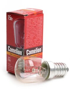 Camelion Лампа накаливания E14 15Вт Camelion 15/P/CL/E14