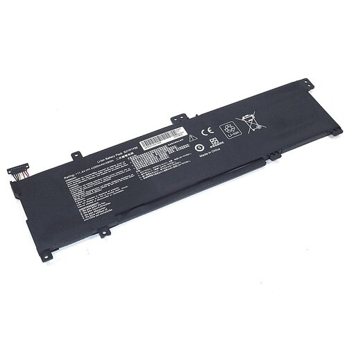 Аккумулятор для ноутбука Asus K501 (B31N1429-3S1P) 11.4V 48Wh OEM черная аккумуляторная батарея для ноутбука asus k401l b31n1424 3s1p 11 4v 48wh oem черная