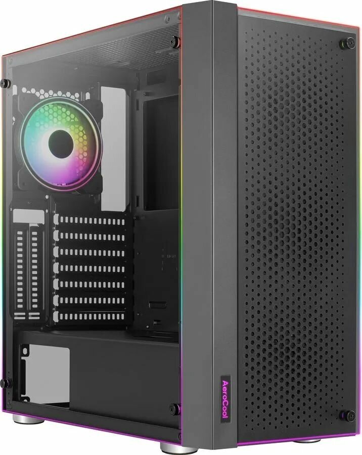 Корпус Aerocool Skribble SKRIBBLE-G-BK-V1 черный