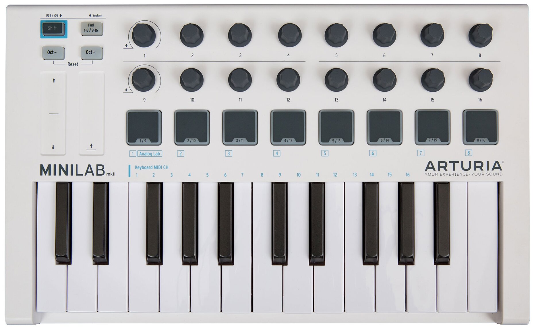 Arturia MiniLab mkII usb-midi-/