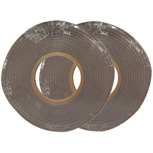 Уплотнительная лента ПСУЛ, 15х3мм. 6м, 2 шт, самоклеящаяся